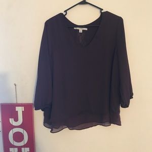 LC Burgundy Blouse